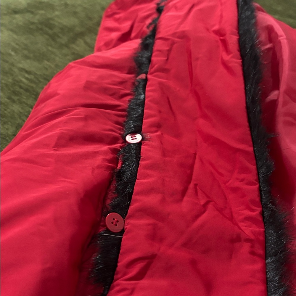 Talbots Red Quilted Removable Faux-Fur Collar Puffer Vest‎ Size XL NWOT - Picture 11 of 15